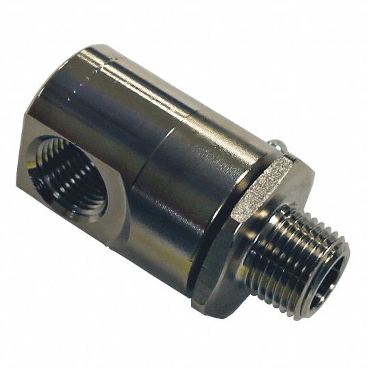 REELCRAFT Swivel: 1/2 in FNPT, 1/2 in MNPT, For 30000/80000 Reel Series,  5,000 psi Max Op Pressure