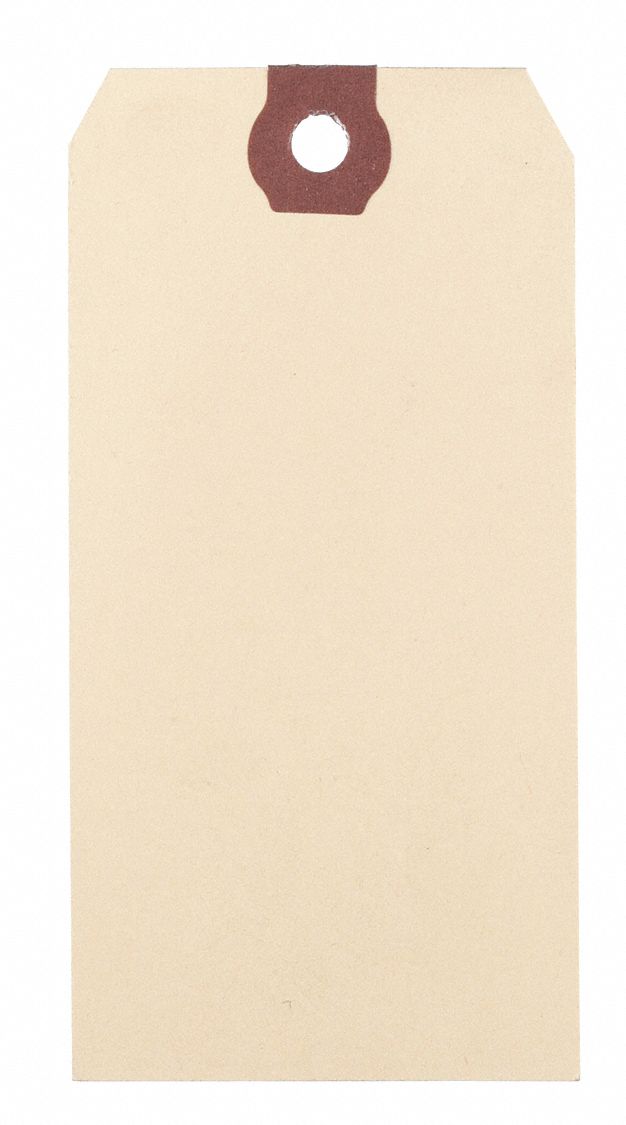 たぐ 4, 4 1/4 in Tag Ht, Blank Shipping Tag - 1GYN8|1GYN8 - Grainger
