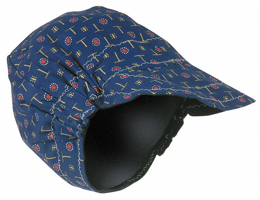 WELDING CAP, REVERSIBLE, 2-SIDED, PATTERNED/SOLID BLACK, UNIVERSAL