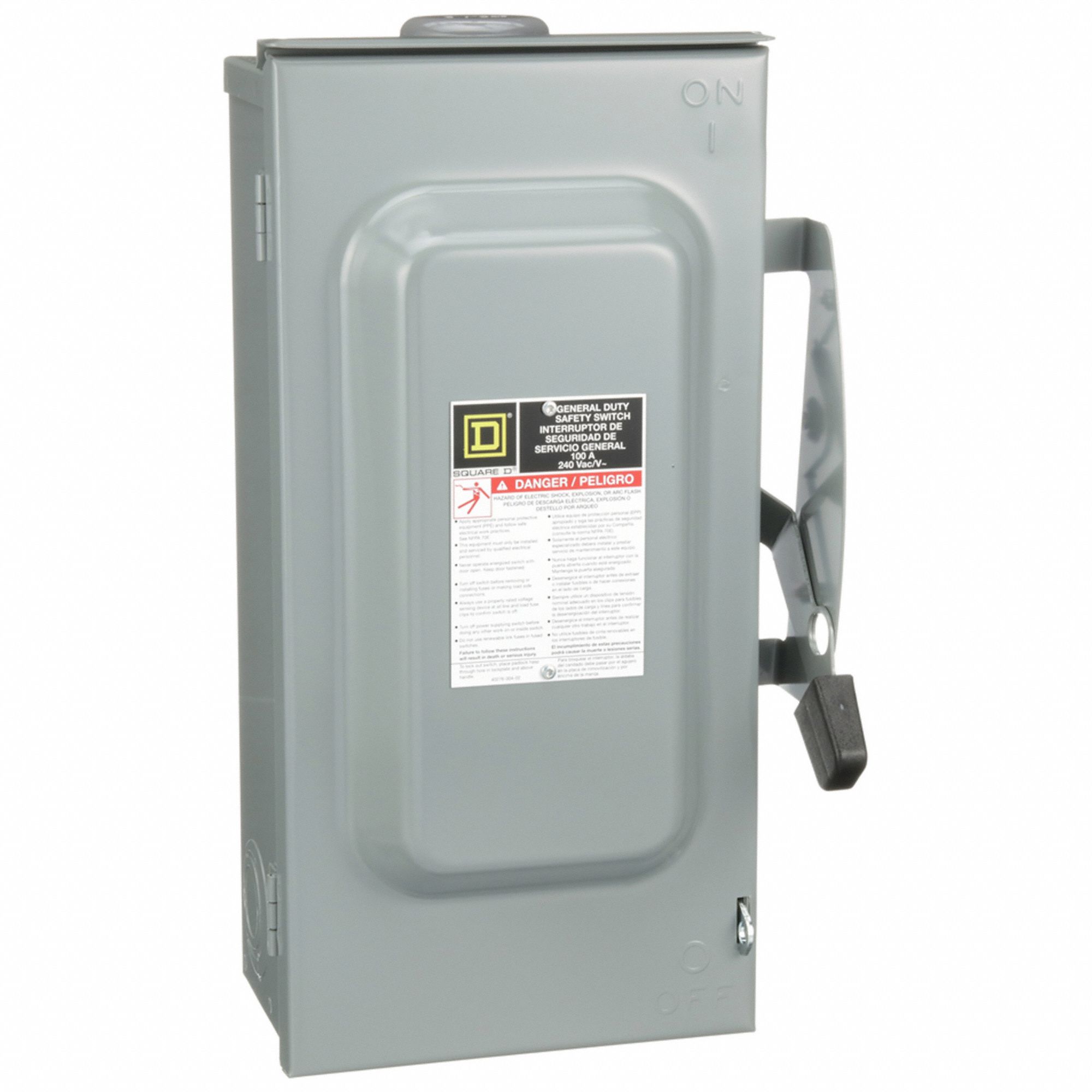 Safety Switch,  Fusible,  100 A,  Steel