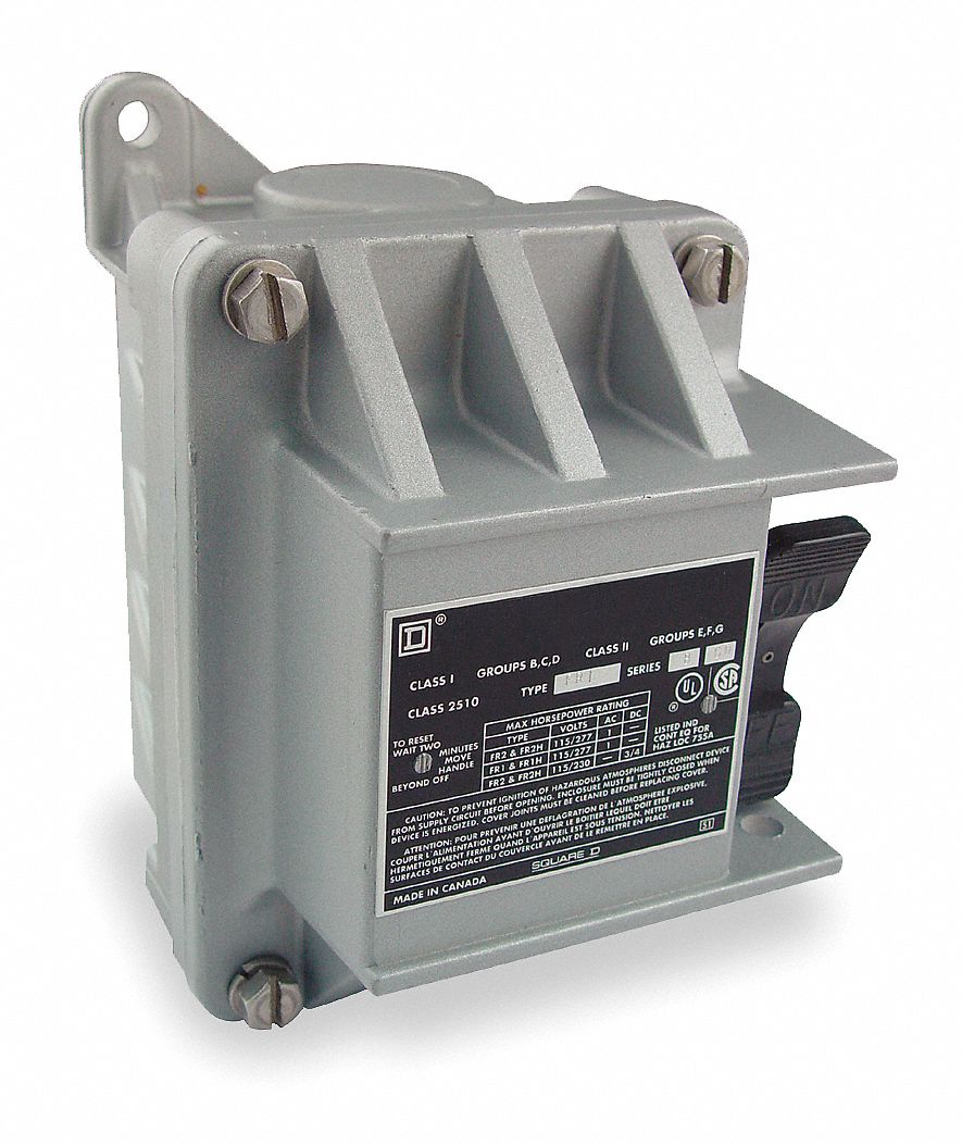 MANUAL MOTOR STARTER, NON-REVERSING, 3 POLES, NEMA SIZE M-1, 27 A, THERMAL PROTECTION