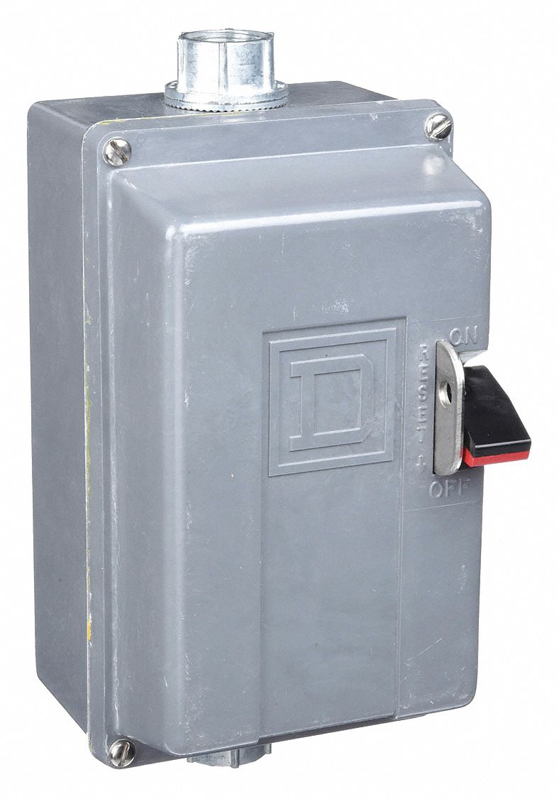 SQUARE D, NonReversing, 3 Poles, Manual Motor Starter 1H4142510MBW2