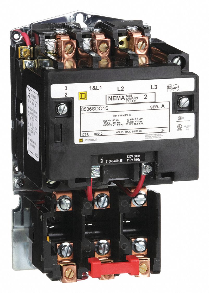 Motor Starter Nema Size Chart