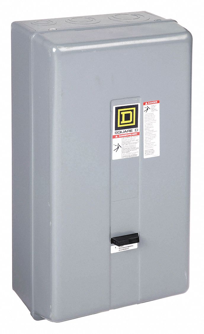 SQUARE D MAGNETIC MOTOR STARTER, NON-REVERSING, 3 POLES