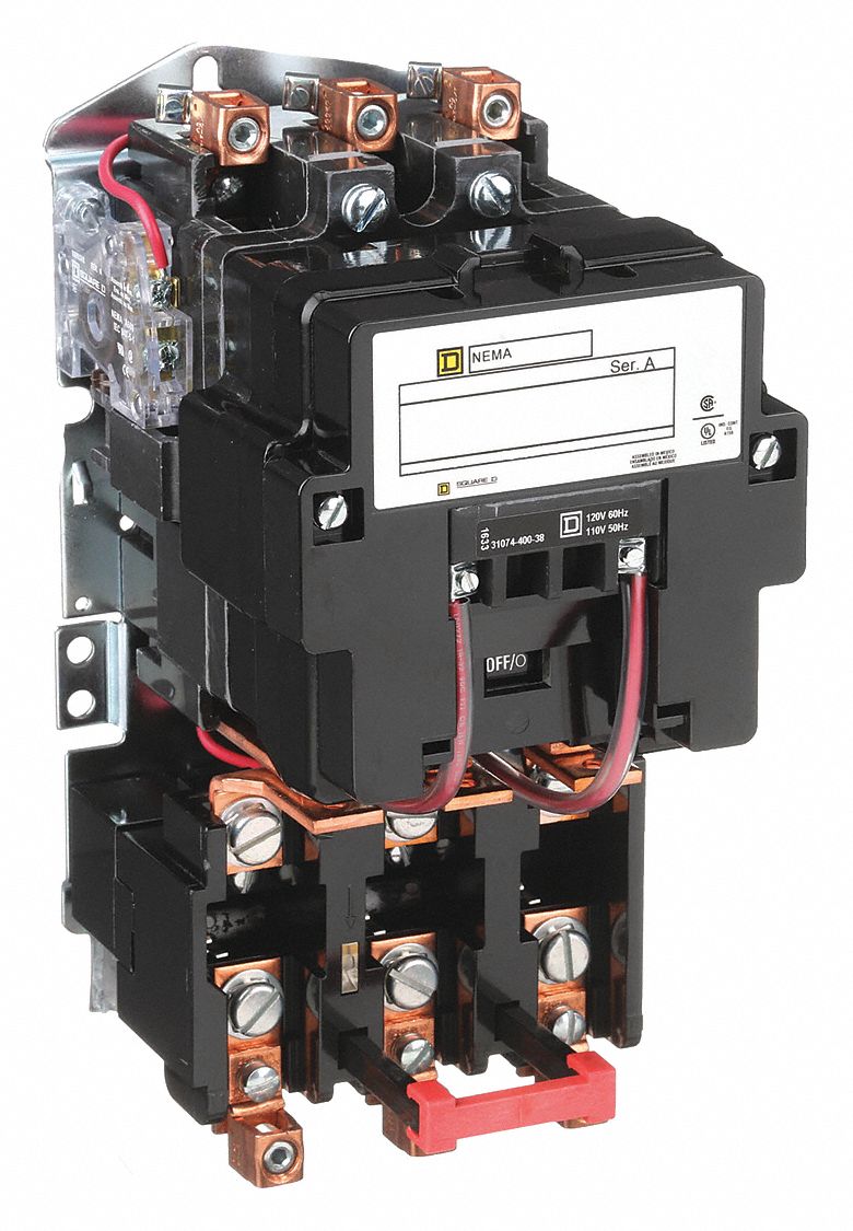 SQUARE D Magnetic Motor Starter, 120V AC Coil Volts, NEMA Size: 3