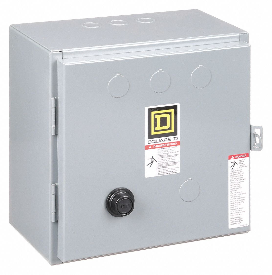 Magnetic Motor Starter: Reversing, 3 Poles, NEMA Size 0, 18 A, 120V AC Coil