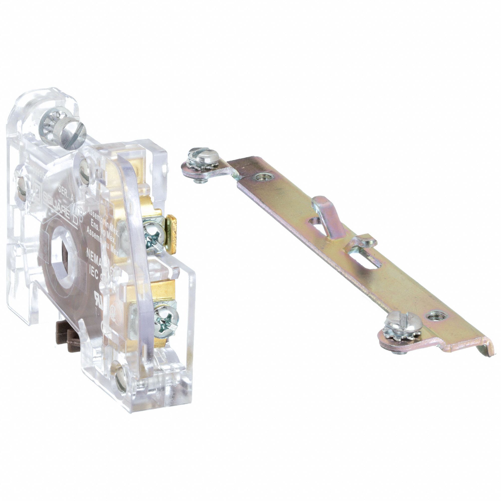 SQUARE D Auxiliary Contact, 10 A Amps, NEMA Motor Starter Auxiliary