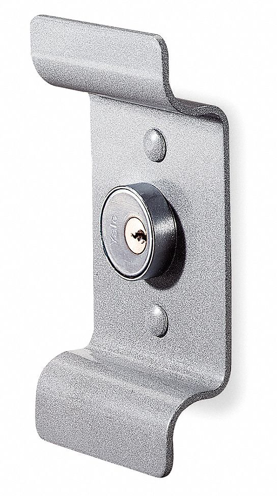 Mechanical Exit Device Trim: 48 in Max Door Wd, Aluminum