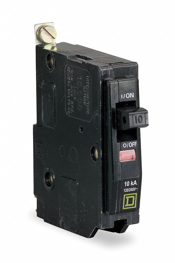 Miniature Circuit Breaker: 45 A, 120/240V AC, Single Phase, 10kA at 120/240V AC, 1 Poles