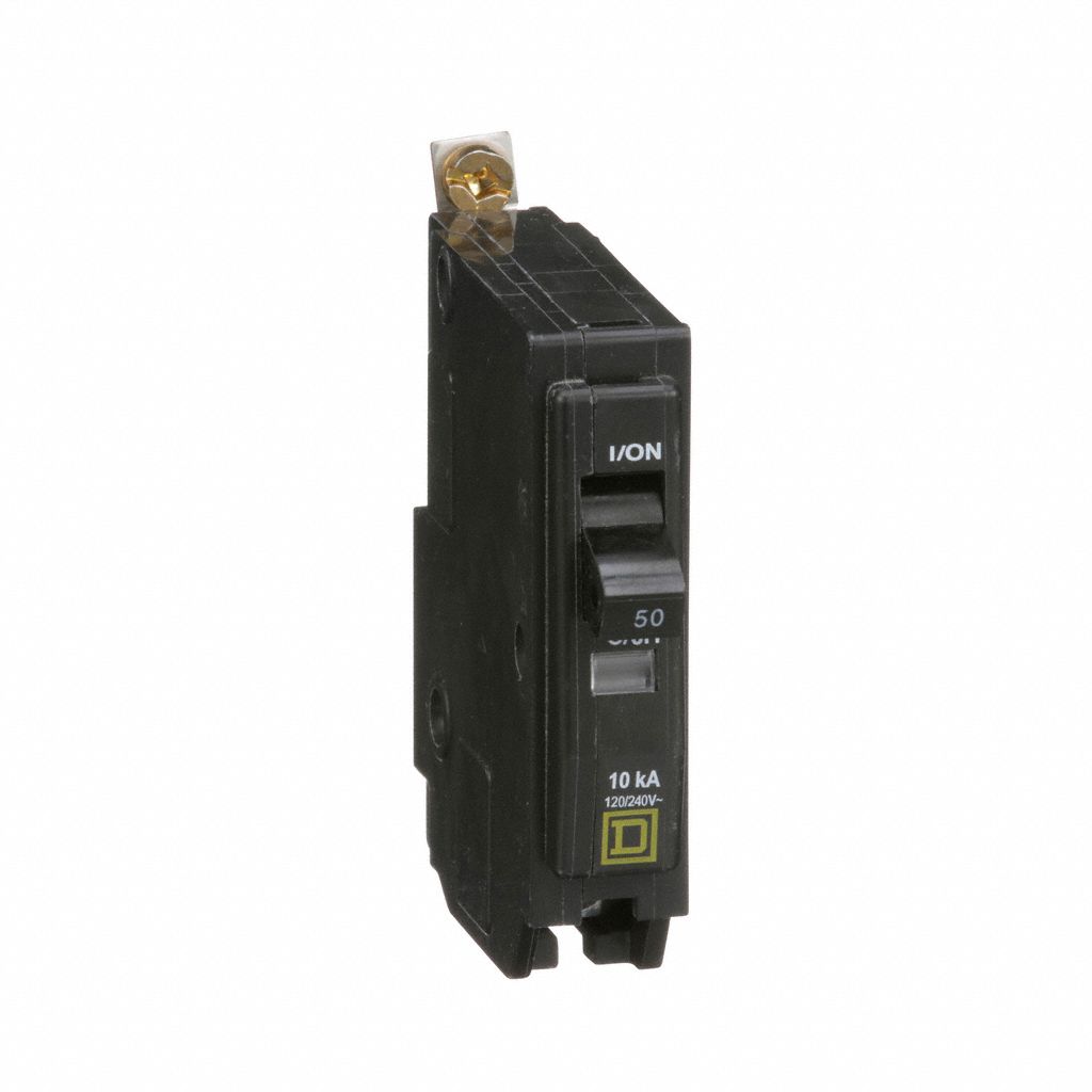 Miniature Circuit Breaker: 50 A, 120/240V AC, Single Phase, 10kA at 120/240V AC, 1 Poles