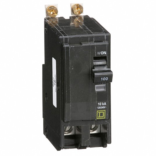 Square D QOB2100 100 A Miniature Circuit Breaker for sale online 