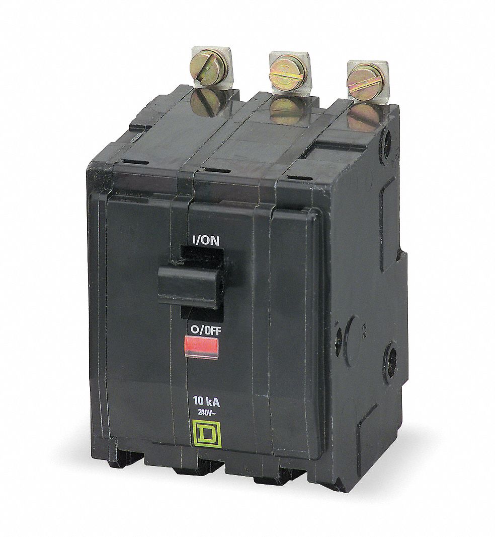 SQUARE D Miniature Circuit Breaker 60 A, 240V AC, Three Phase, 10kA at
