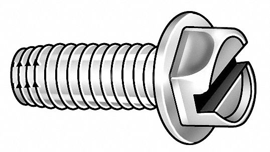 Thread-Forming Screw: 10/32 in Size, 1/2 in Lg, Pan, Phillips, Steel, Zinc-Plated, 6, 700 PK