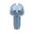 THREAD CUTTING SCREW, ¼ IN SIZE, ¾ IN L, STEEL, ZINC PLATED, HEX WASHER, SLOTTED, 50 PK