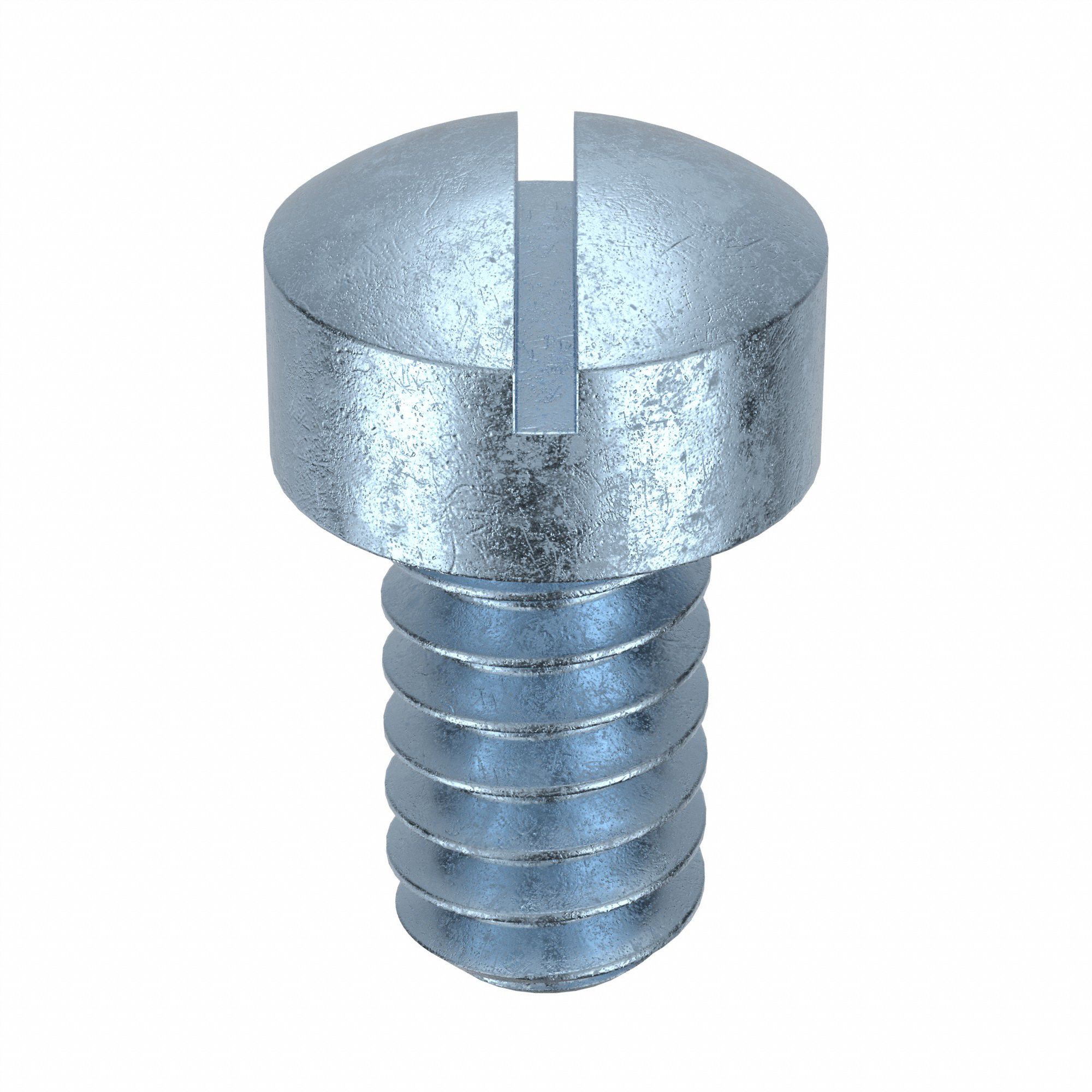 Machine Screws: #6-32 Thread Size, 3/8 in Lg, Steel, Zinc-Plated, Fillister, Slotted, 100 PK