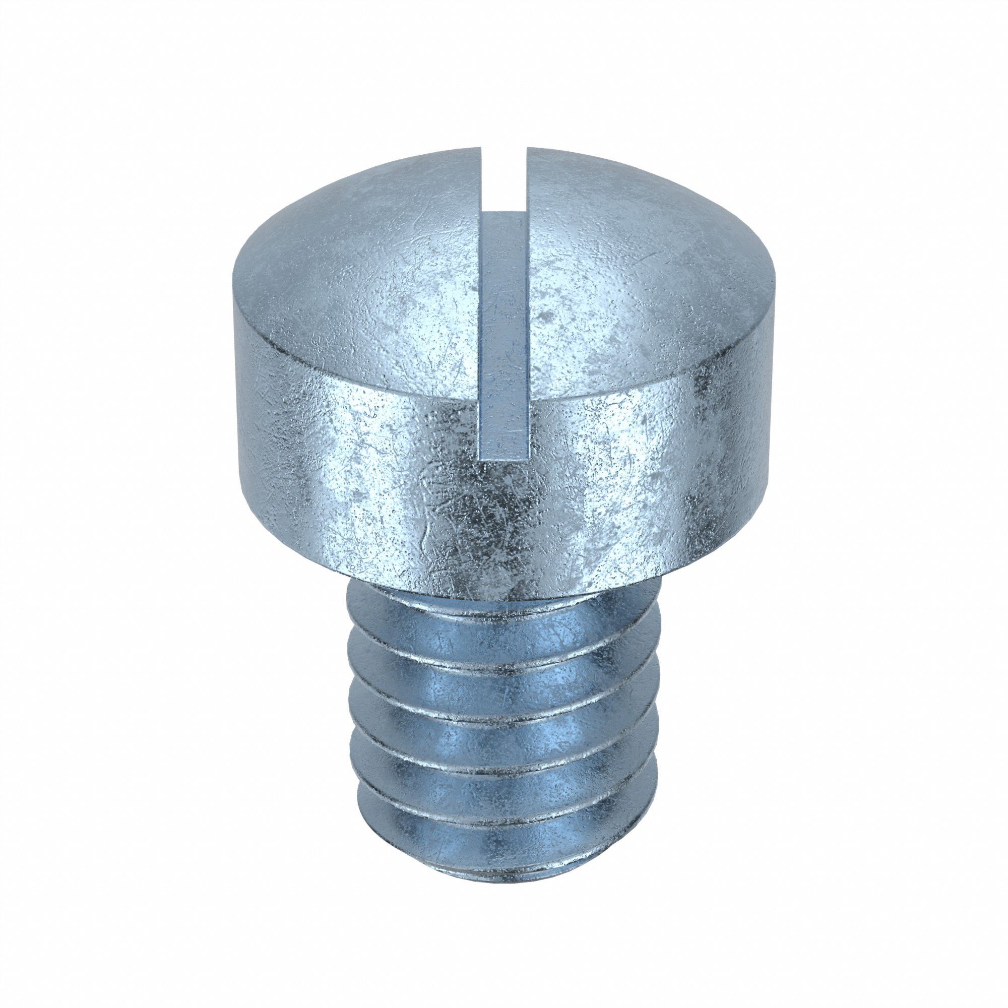 Machine Screws: #8-32 Thread Size, 3/8 in Lg, Steel, Zinc-Plated, Fillister, Slotted, 100 PK