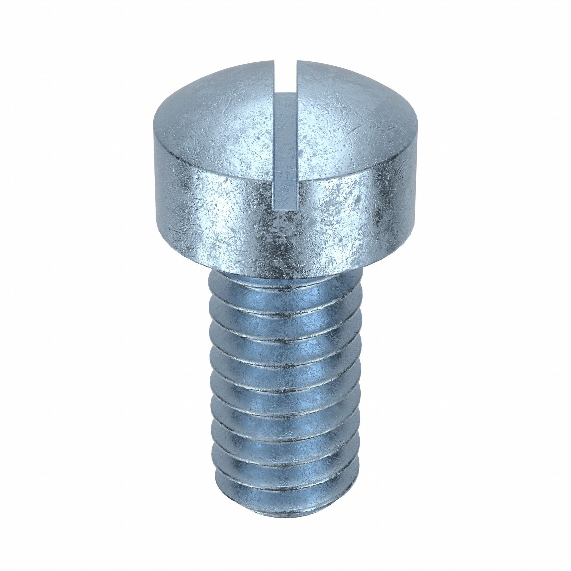 Machine Screws: #8-32 Thread Size, 1/2 in Lg, Steel, Zinc-Plated, Fillister, Slotted, 100 PK
