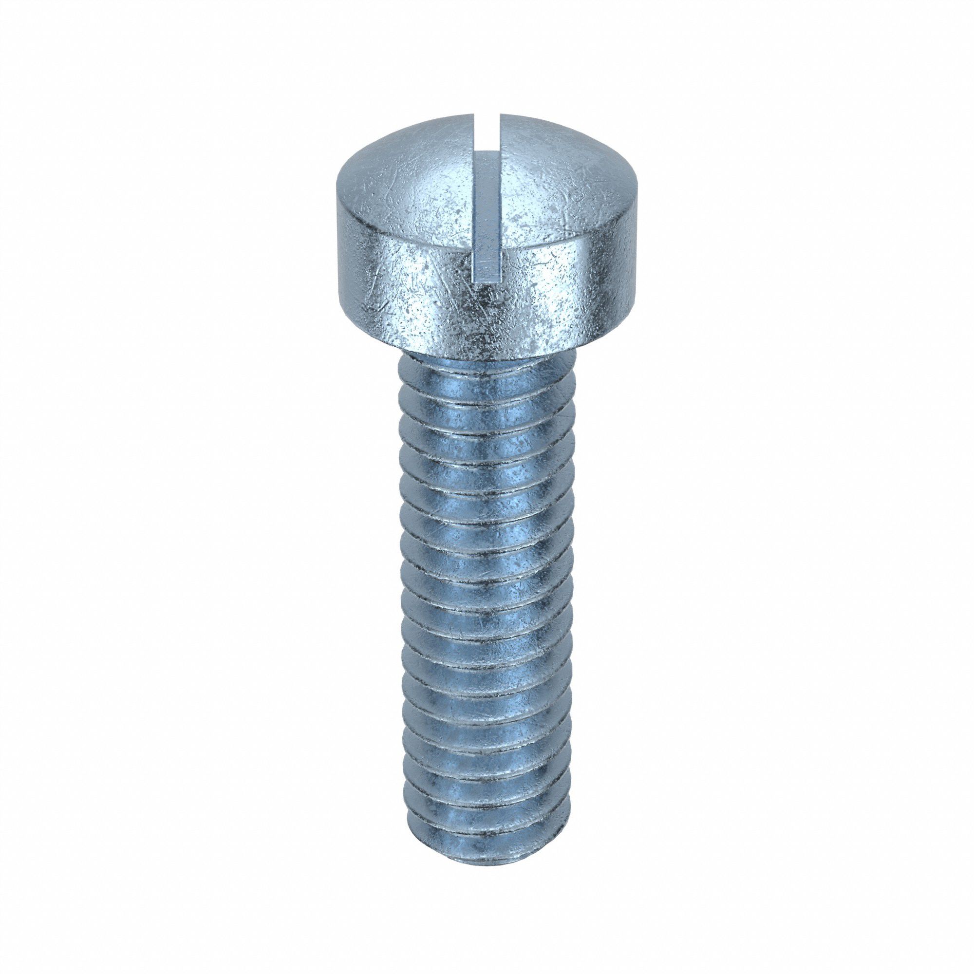 Machine Screws: #8-32 Thread Size, 3/4 in Lg, Steel, Zinc-Plated, Fillister, Slotted, 100 PK