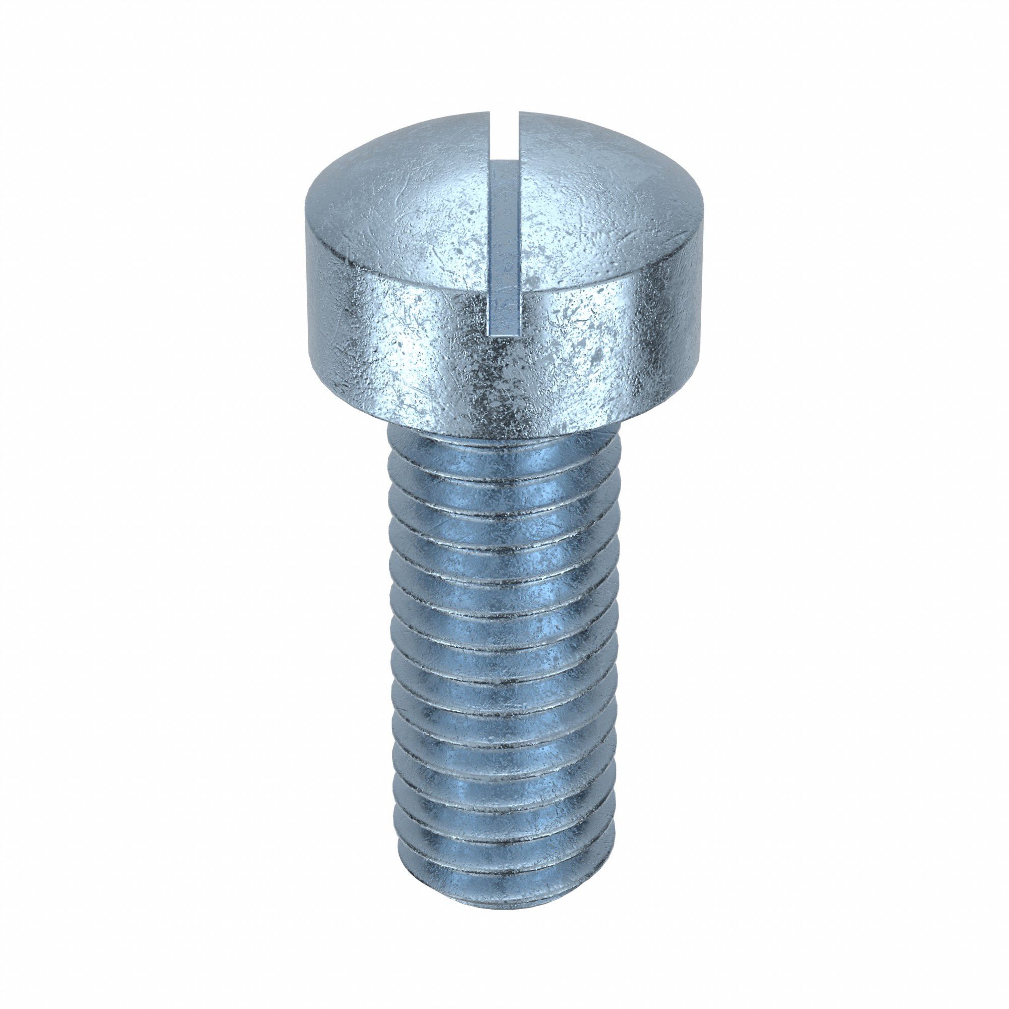 Machine Screws: #10-32 Thread Size, 3/8 in Lg, Steel, Zinc-Plated, Fillister, Slotted, 8, 000 PK