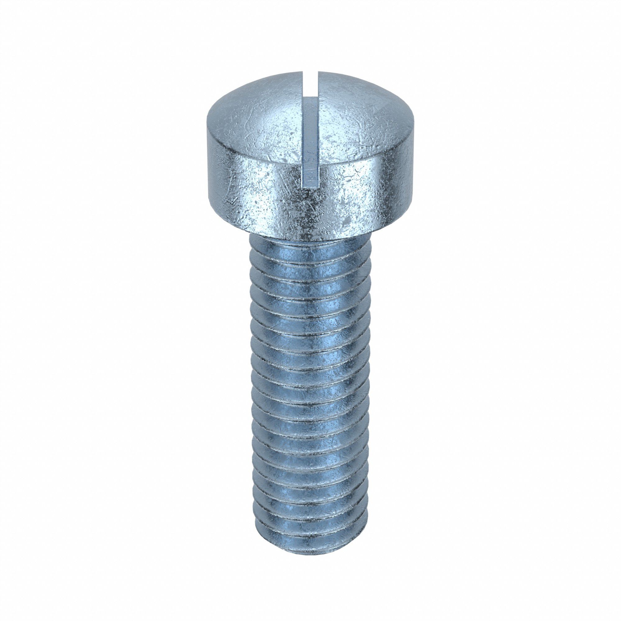 Machine Screws: #10-32 Thread Size, 5/8 in Lg, Steel, Zinc-Plated, Fillister, Slotted, 100 PK