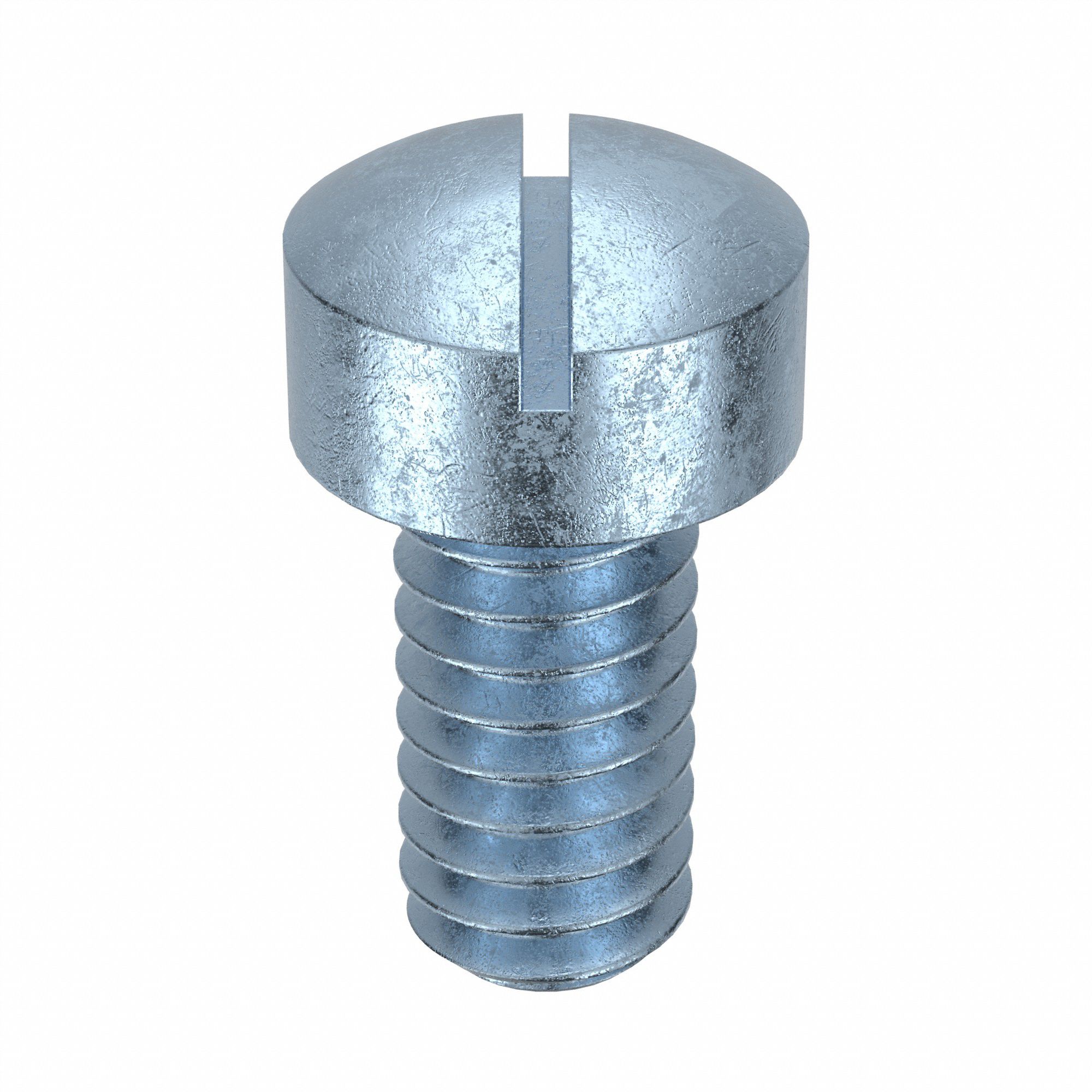 Machine Screws: 1/4"-20 Thread Size, 1/2 in Lg, Steel, Zinc-Plated, Fillister, Slotted, 100 PK