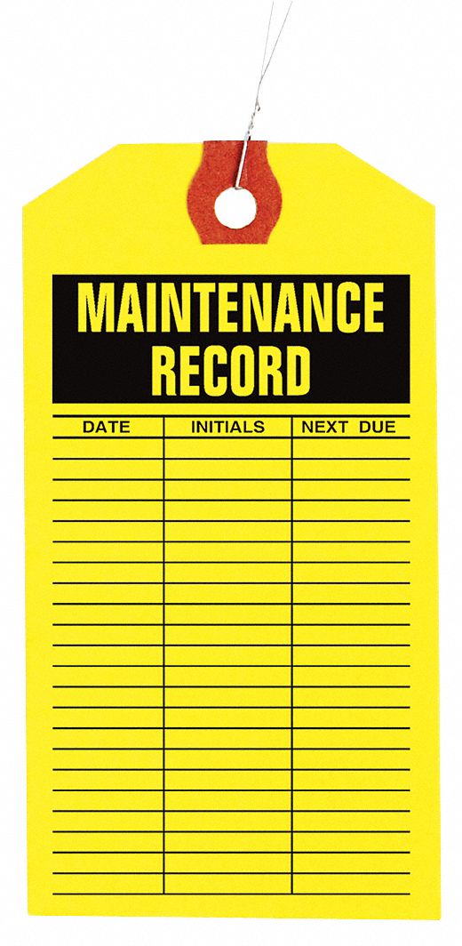 GRAINGER APPROVED Inspection Tag, 6 1/4 in Height, 3 1/8 in Width, Paper, PK 1000 1HAC21HAC2