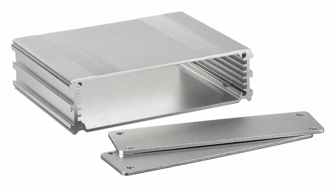 BOX ENCLOSURES, 6.3 in Ht, 6.69 in Wd, Enclosure 1HBC6B4160SI