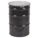 TRANSPORT DRUM, STEEL, 55 GALON, BOLT RING, BLACK/WHITE, 18 GA/18 GA/18 GA
