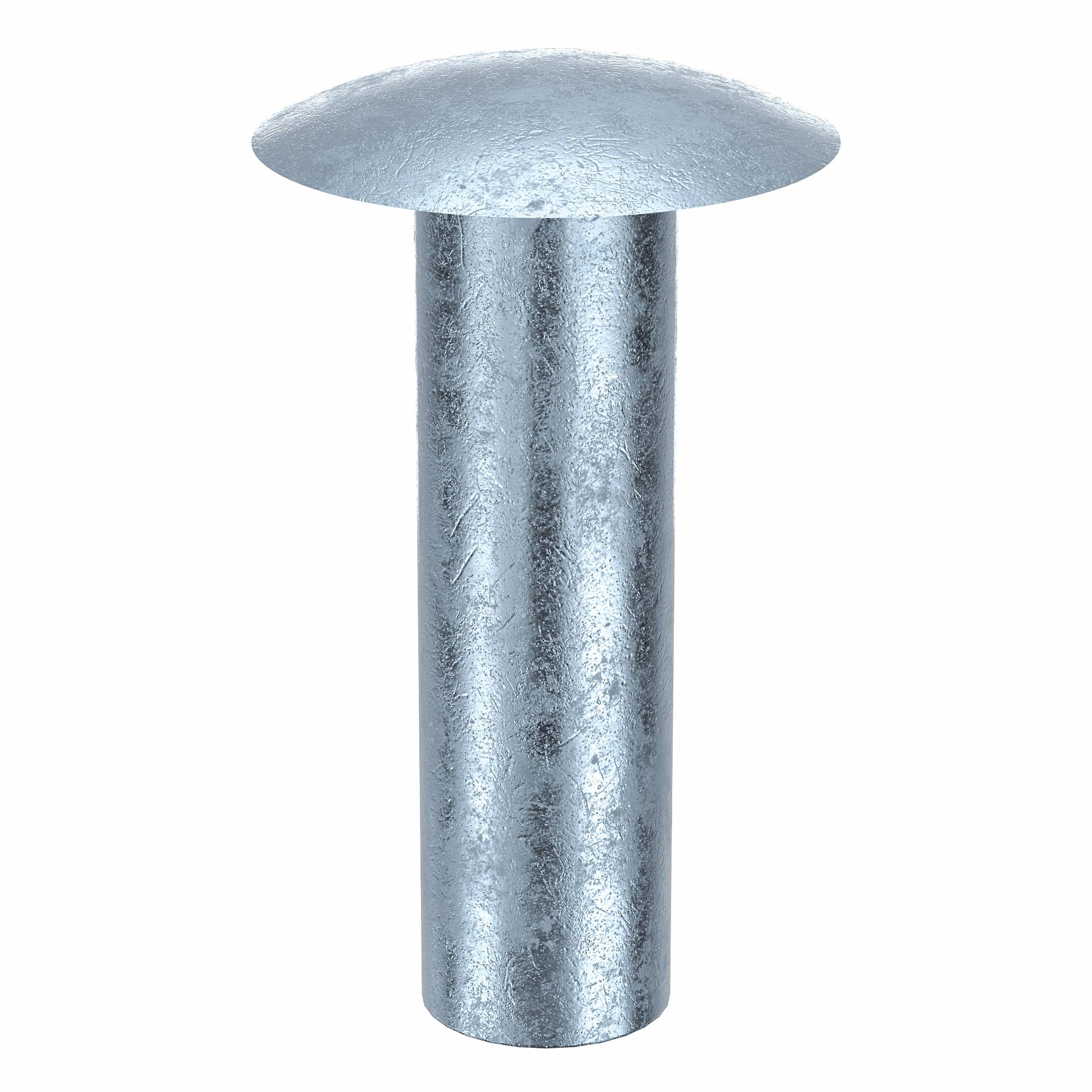 RIVET SEMI-TUBULAIRE,POUCE,DIA DE TIGE 0,143PO,35/64PO LO,ACIER,100PQ