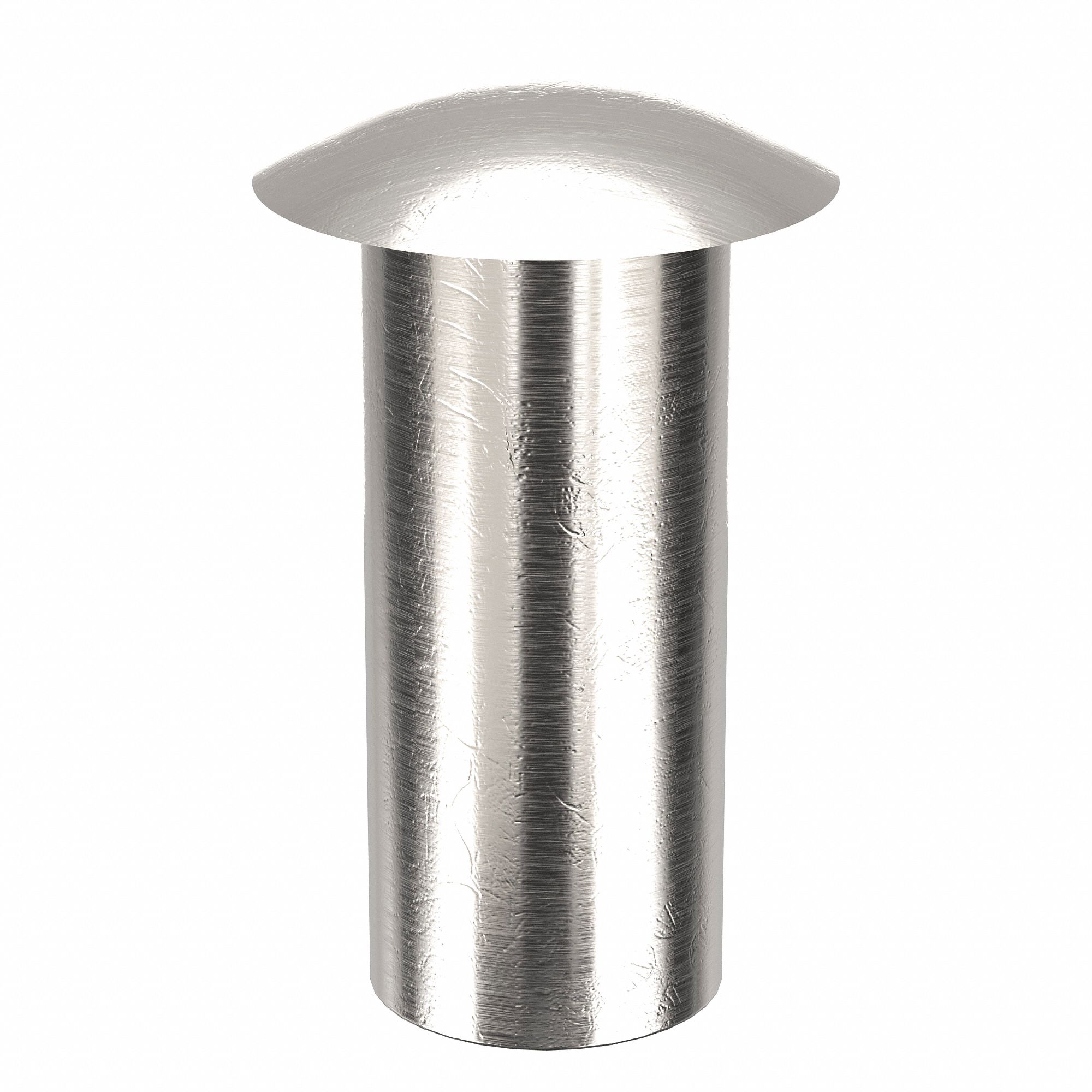 Rivet Nut, 1/4"-20 Thread Size, 0.685 In Flange Dia., 0.819 In L, Steel, 10 PK