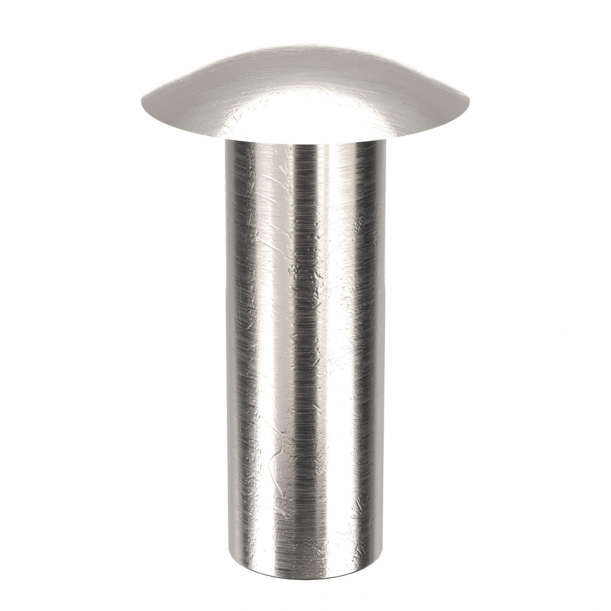 RIVET SEMI-TUBULAIRE,POUCE,DIA DE TIGE 0.185 PO,5/8 PO DE L,5052,100PQ