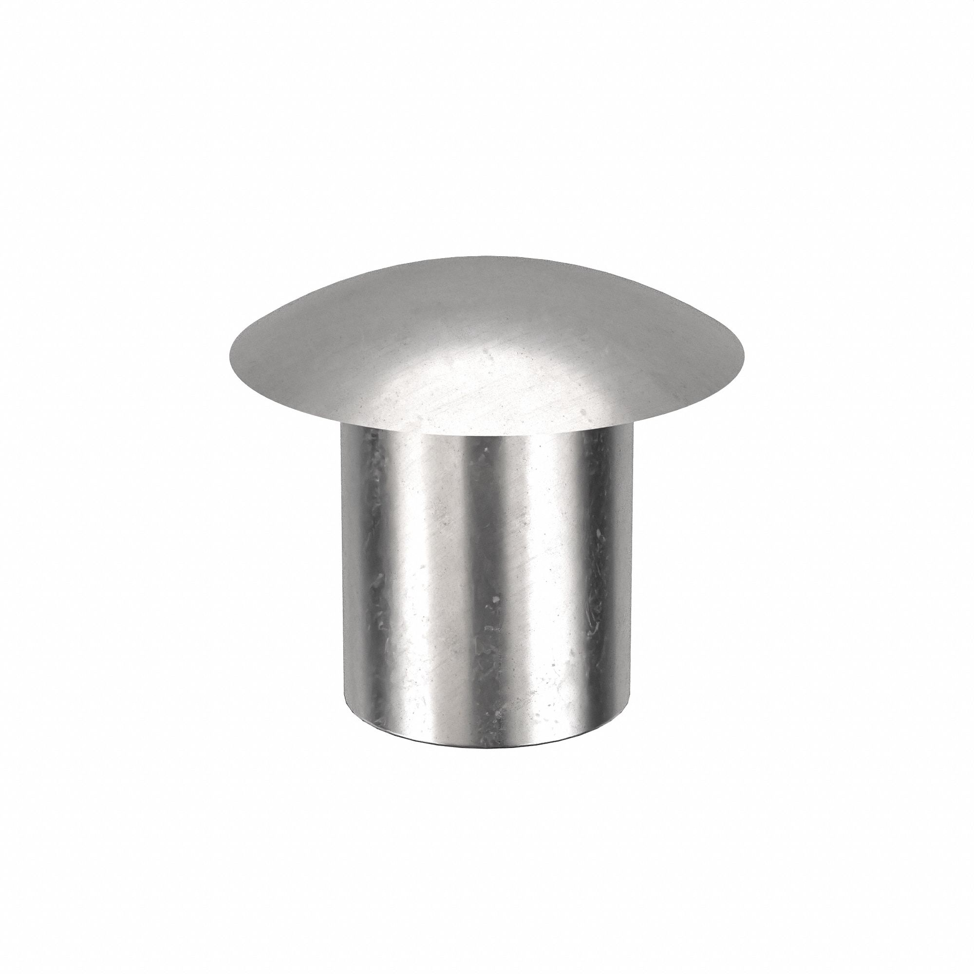 SEMI-TUBULAR RIVET, INCH, 0.12 IN SHANK DIAMETER, 3/16 IN OVERALL L, 300, 50 PK