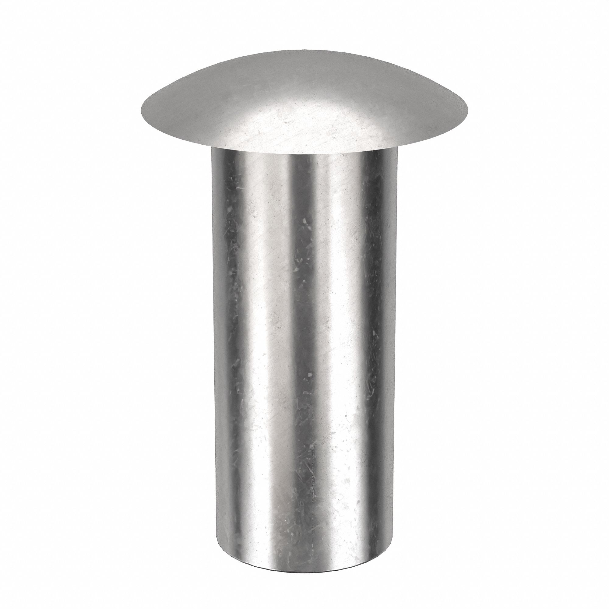 SEMI-TUBULAR RIVET, INCH, 0.12 IN SHANK DIAMETER, 11/32 IN OVERALL L, 300, 50 PK