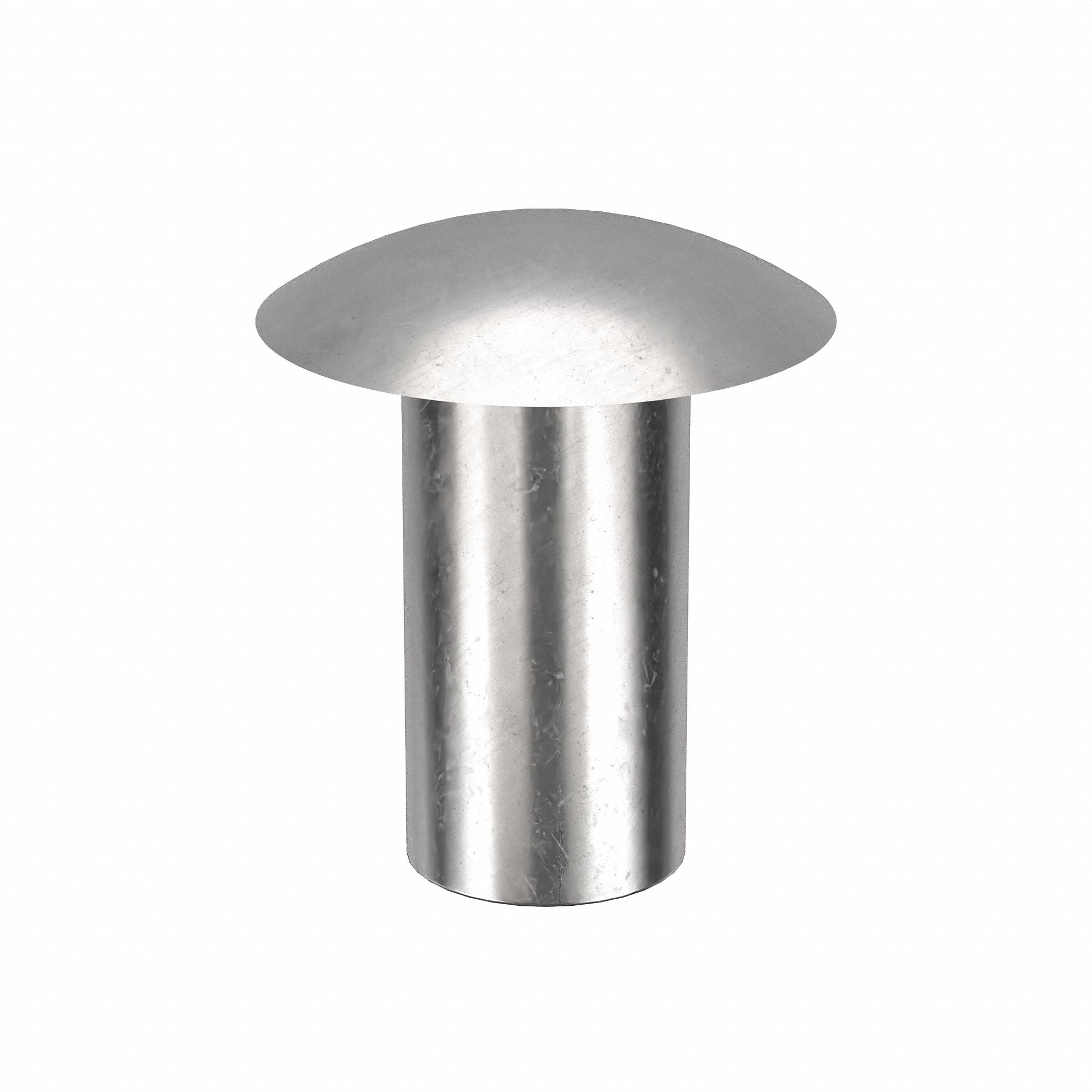SEMI-TUBULAR RIVET, INCH, 0.1875 IN SHANK DIAMETER, ⅜ IN OVERALL L, 300, 50 PK