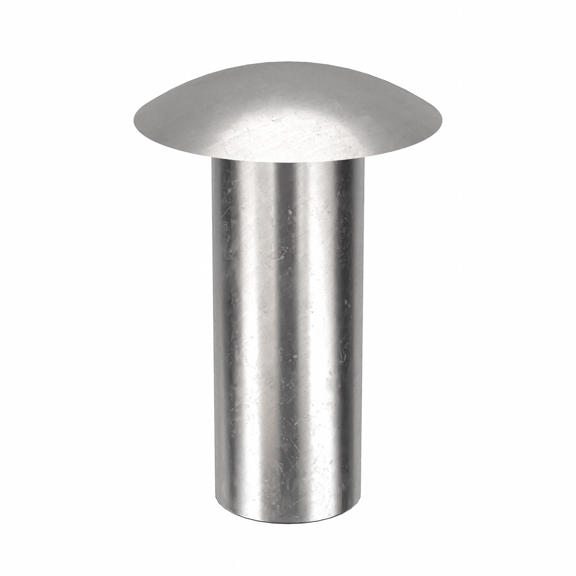 SEMI-TUBULAR RIVET, INCH, 0.1875 IN SHANK DIA, 9/16 IN OVERALL L, 300, 50 PK