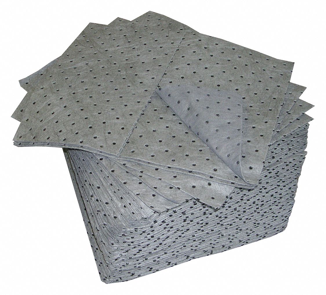 Oil Absorbent Pads – 100 Sheets Oil & Fuel 200gsm