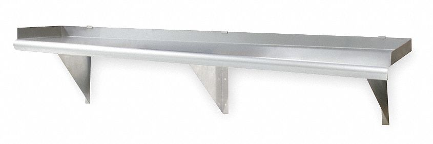 Cantilever Wire Shelves: Stainless Steel, Eagle, EA-CS-S - Cleanroom World