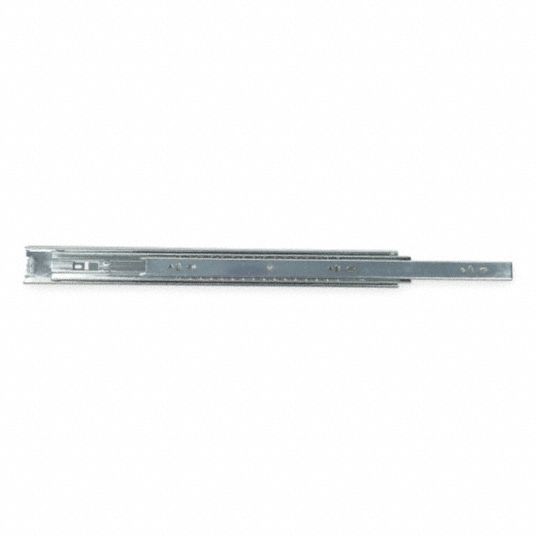 Slide Mount Drawer Slide, Non Disconnect, Soft Close, Extension Type: 3 ...