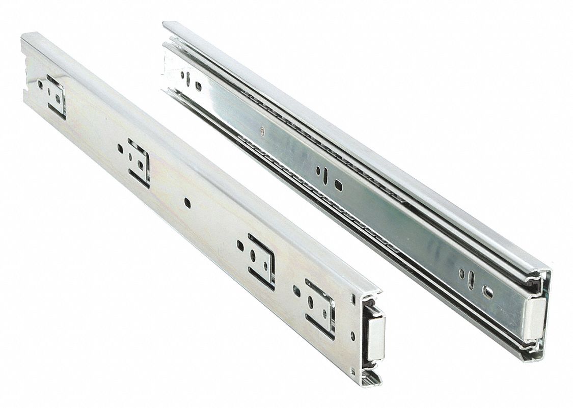 Soft Close, Slide Mount, Drawer Slide 1HEV21HEV2 Grainger