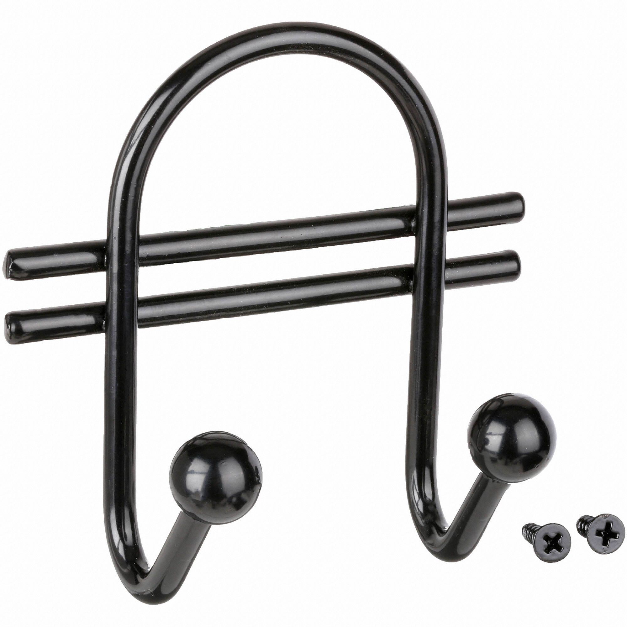 GRAINGER APPROVED Garment and Coat Rack, WallMounted, Overall Length 4