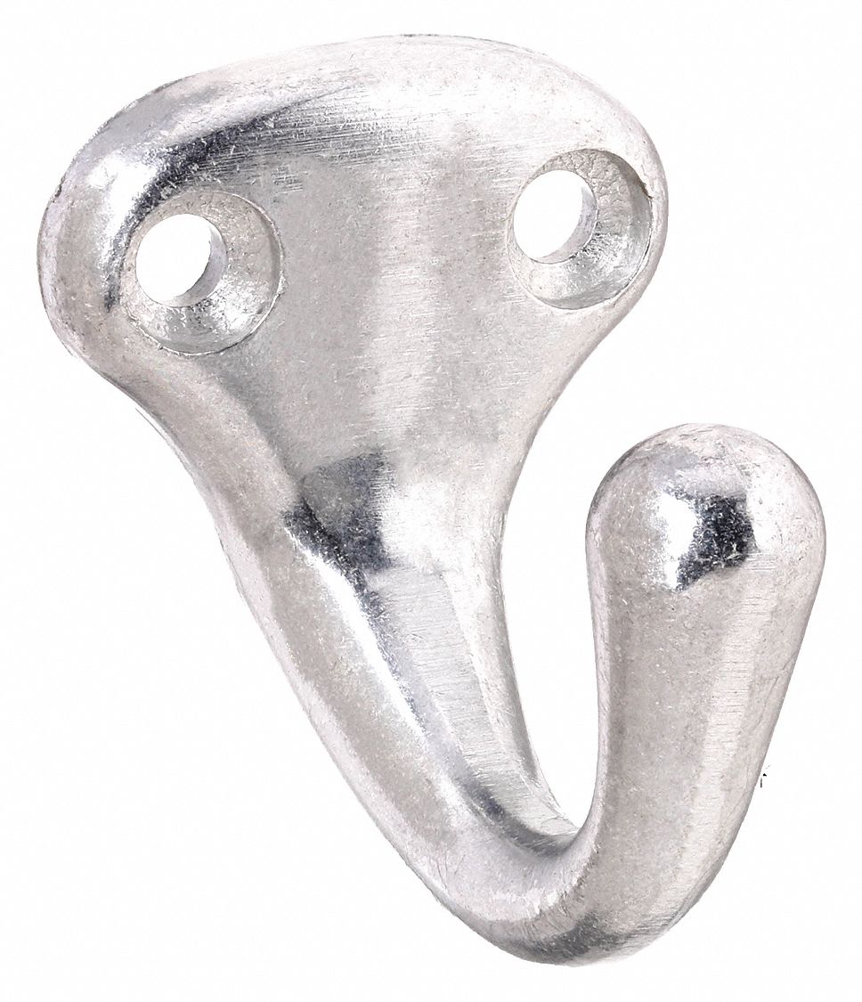 COAT AND GARMENT HOOK,ALUMINUM