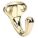 COAT AND HAT HOOK 1 HOOK END BRASS