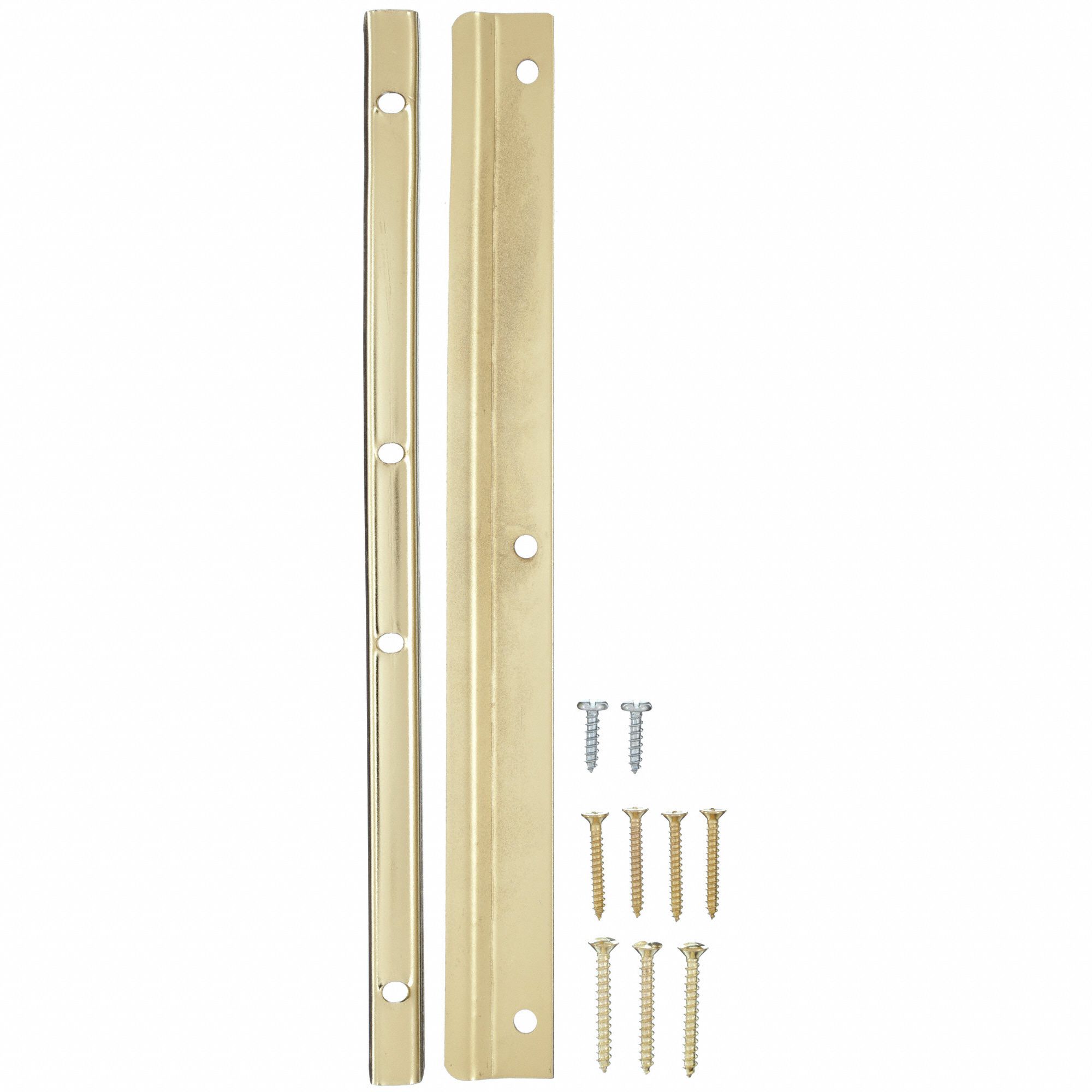 GRAINGER APPROVED Brass Plated Interlocking Latch Guard, InOpening