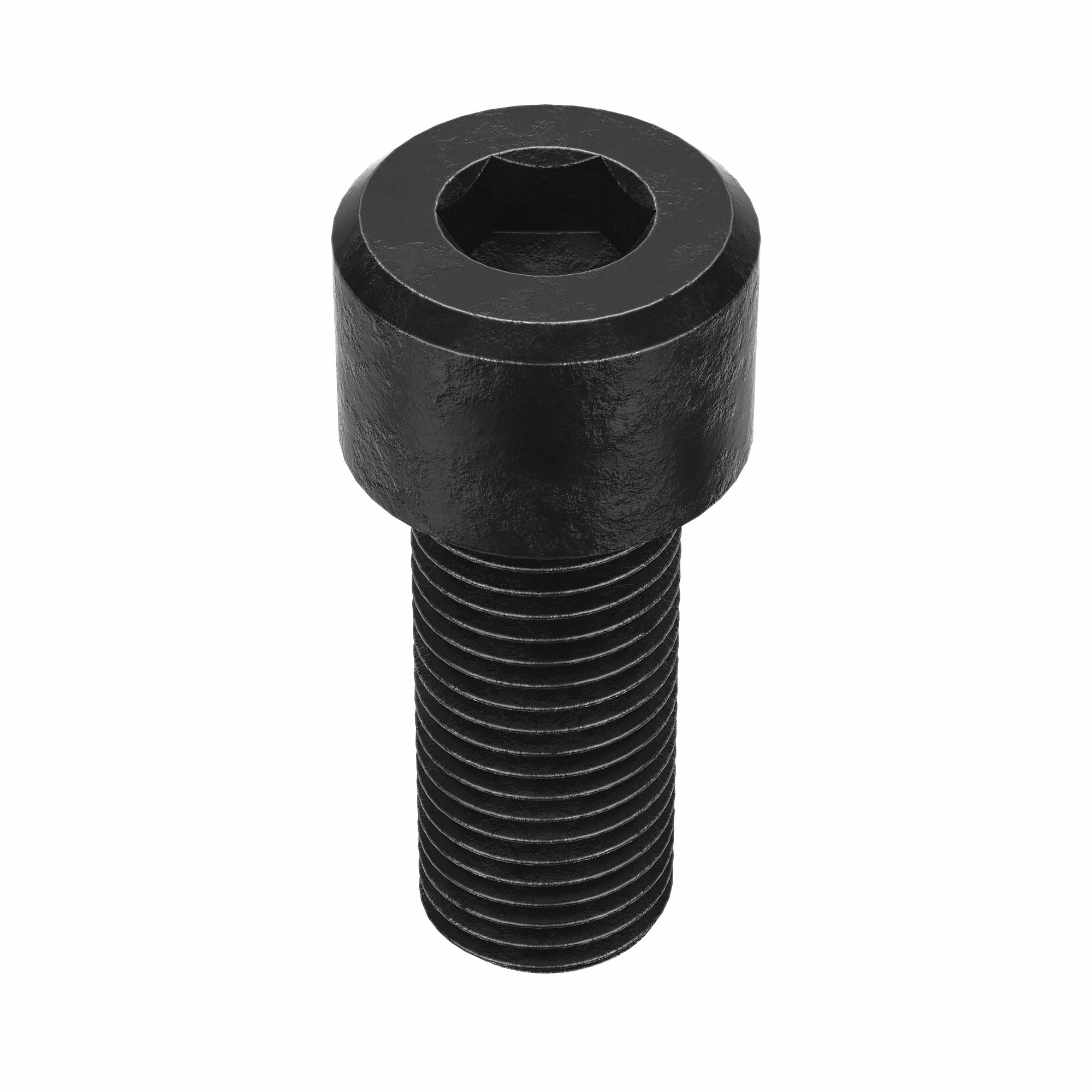 Socket Head Cap Screw: 1 1/2"-6 Thread Size, 3 1/2 in Lg, Std, Black Oxide, Alloy Steel, 1 in Drive