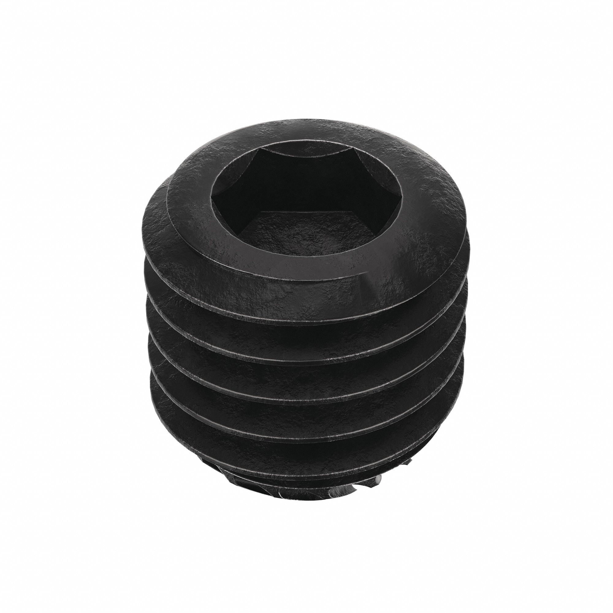 Socket Set Screw: 1/2"-13 Thread Size, 1/2 in Overall Lg, Knurled Cup pt, Alloy Steel, Socket, 50 PK