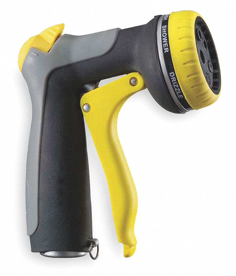 Pistol Grip;Water Nozzle Trigger Flow Control;60 psi Grainger