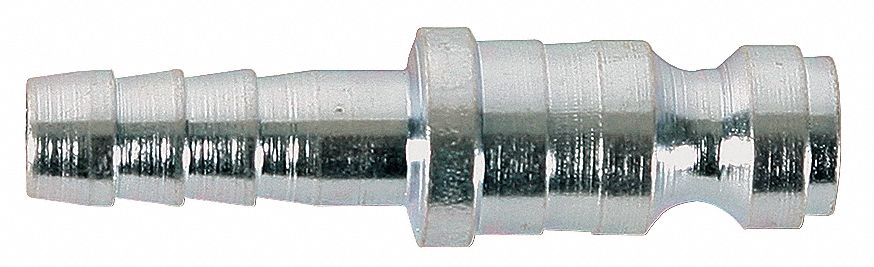 Quick Connect, Plug, 3/8" Body, 3/8" Barb