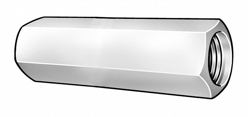 CplgNt 18-8 SS 5/8 -11 13/16 x21/8 2PK