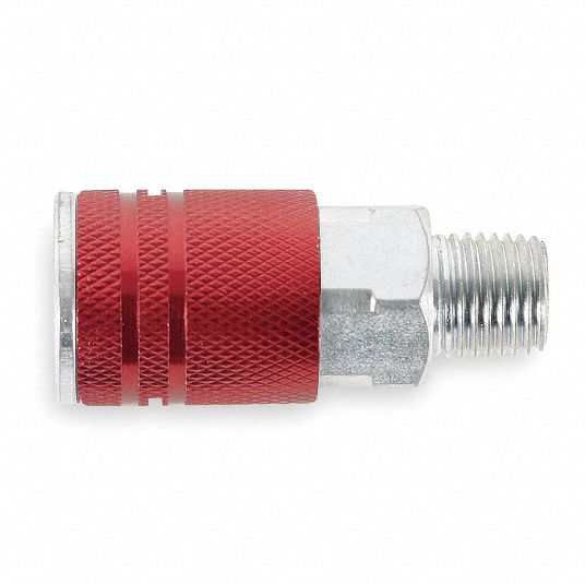 LEGACY Quick Connect Hose Coupling 1/4 in Body Size, 1/4 in Hose Fitting Size, Sleeve, Socket