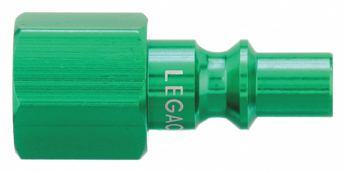 Quick Connect Hose Coupling: 1/4 in Body Size, 1/4 in Hose Fitting Size, 1/4" -18 Thread Size